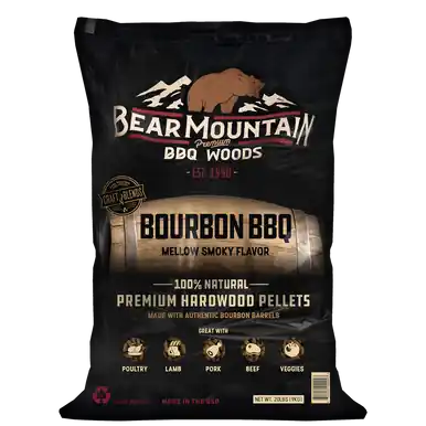 Bear Mountain Pellets Bourbon BBQ 20lb One Day Deal